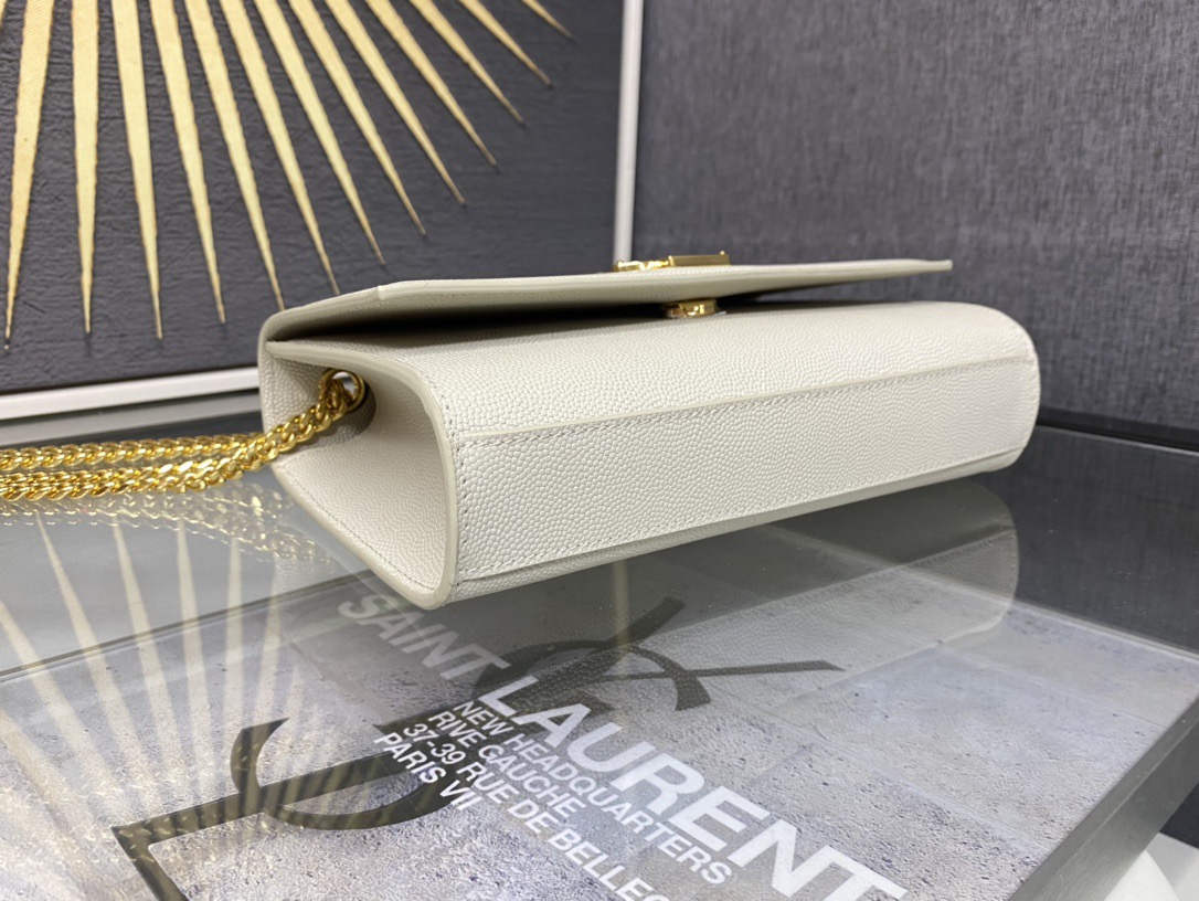 Saint Laurent Kate 20 Chain Bag 생로랑 케이트 20 체인백 메탈릭 가죽 5