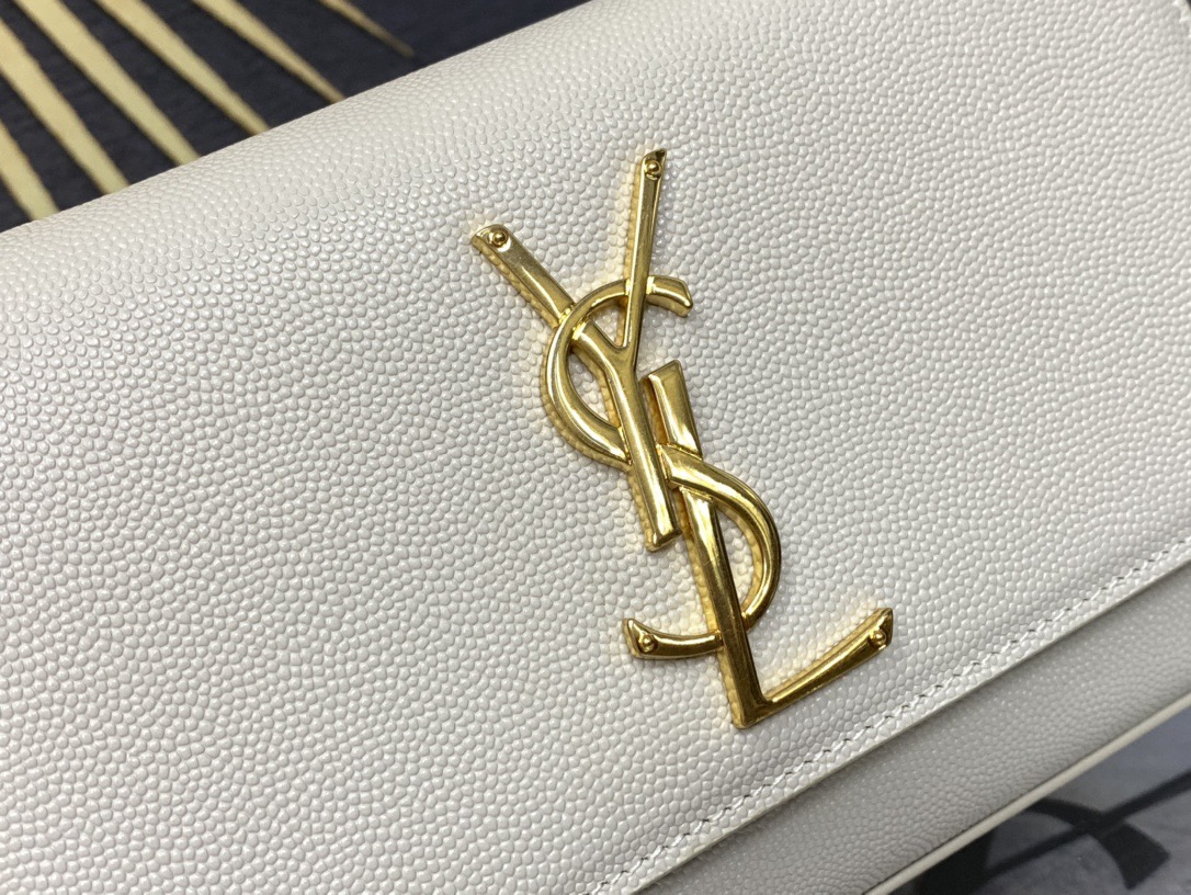 Saint Laurent Kate 20 Chain Bag 생로랑 케이트 20 체인백 메탈릭 가죽 6