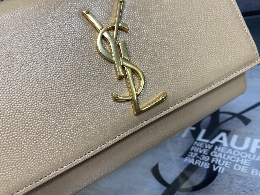 Saint Laurent Kate 20 Chain Bag 생로랑 케이트 20 체인백 메탈릭 가죽 4