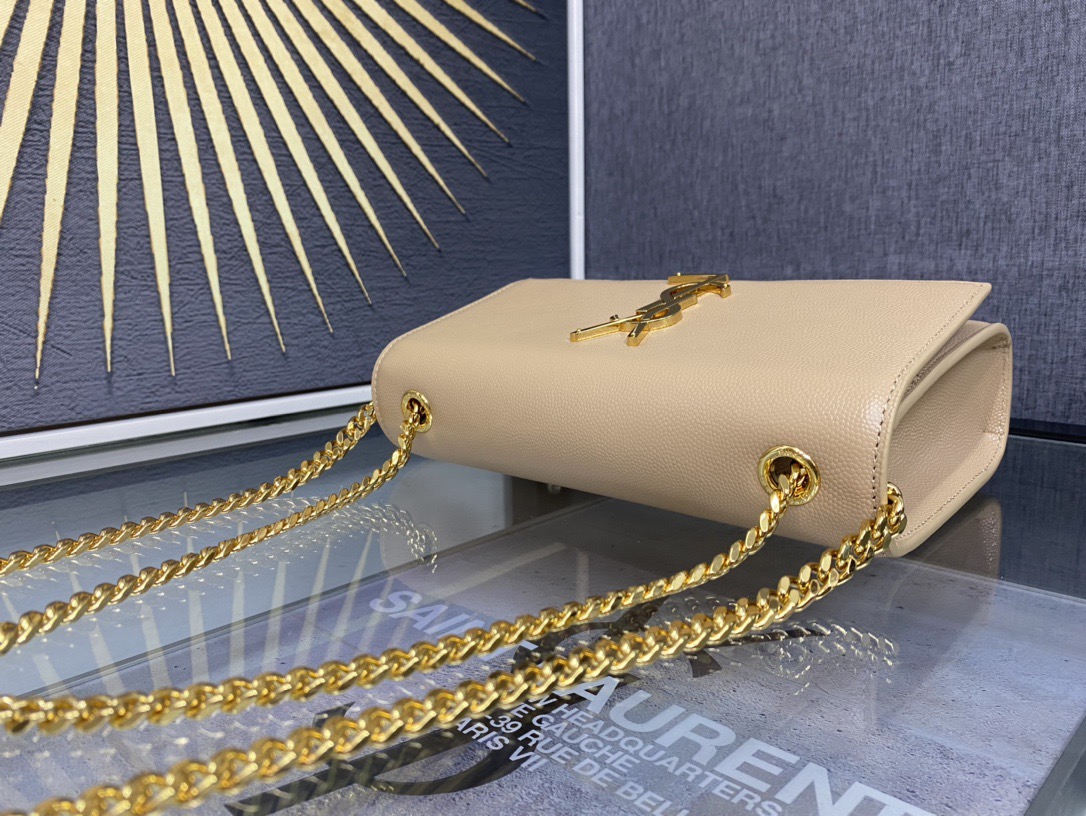 Saint Laurent Kate 20 Chain Bag 생로랑 케이트 20 체인백 메탈릭 가죽 7