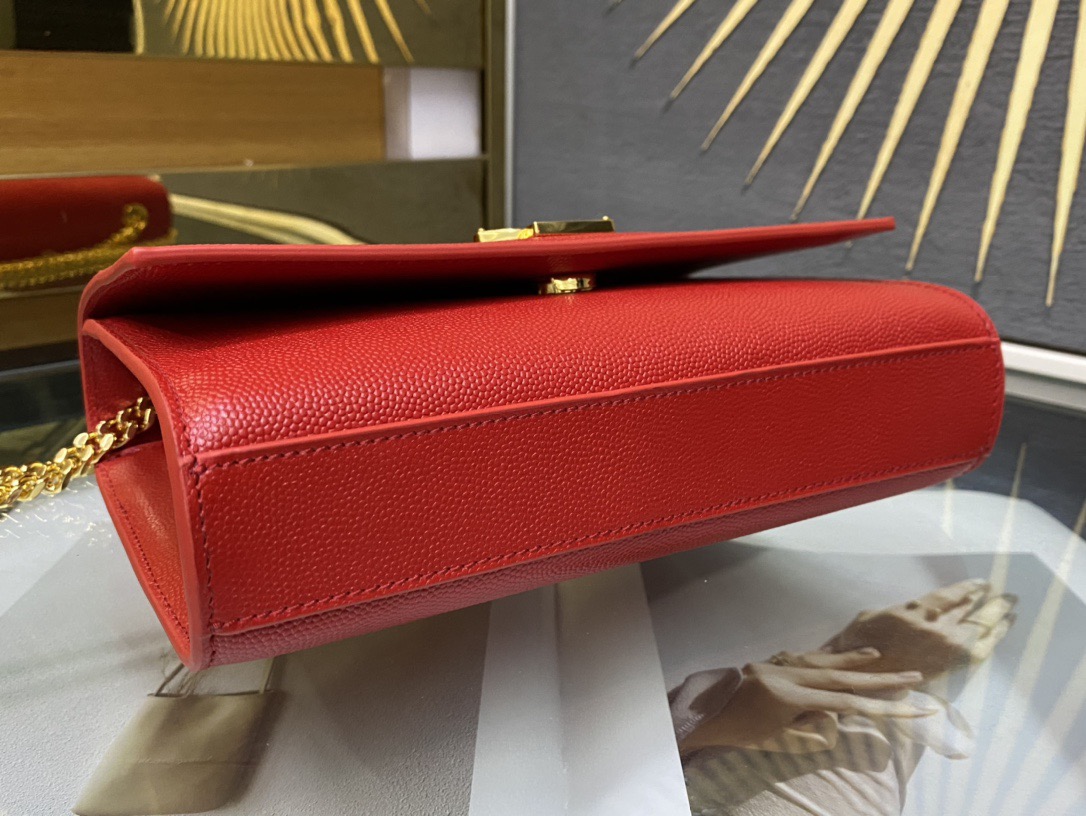 Saint Laurent Kate 20 Chain Bag 생로랑 케이트 20 체인백 메탈릭 가죽 4