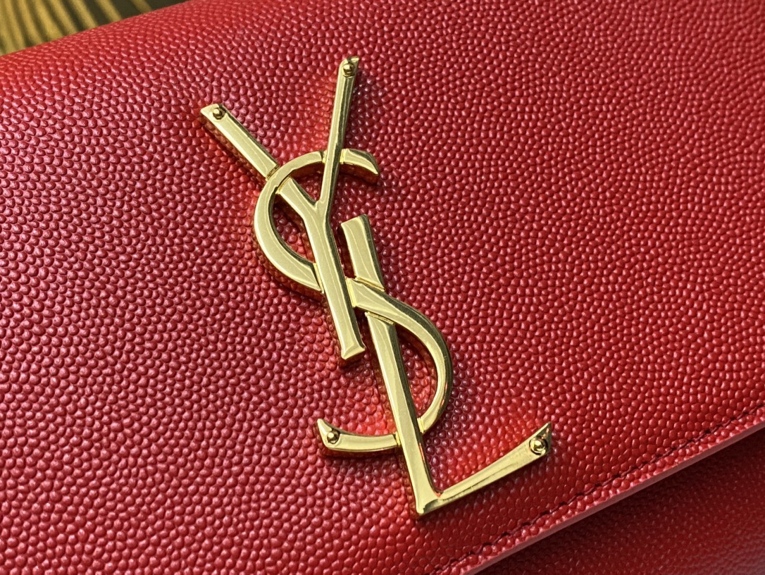 Saint Laurent Kate 20 Chain Bag 생로랑 케이트 20 체인백 메탈릭 가죽 6