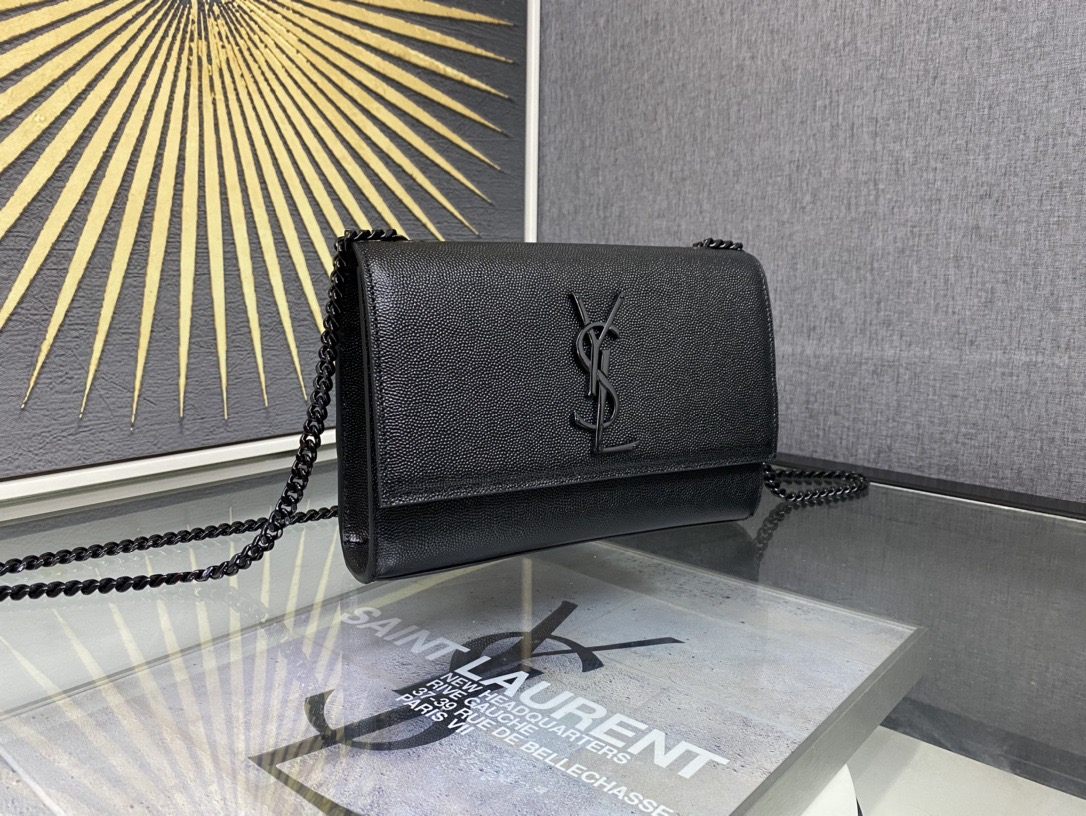 Saint Laurent Kate 20 Chain Bag 생로랑 케이트 20 체인백 메탈릭 가죽 2