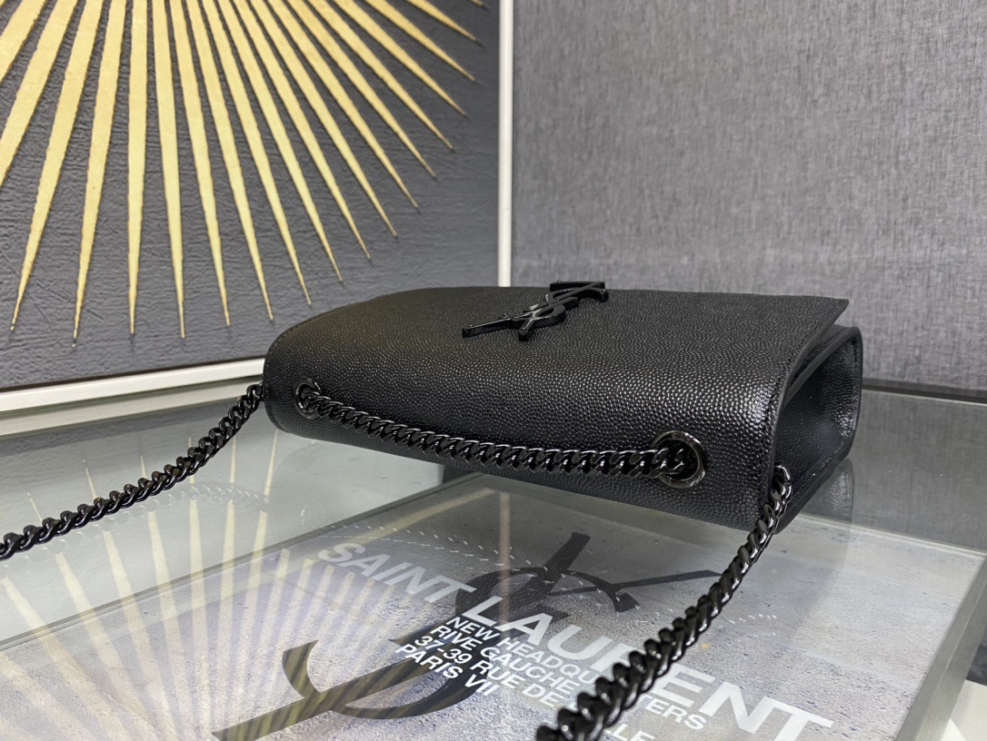 Saint Laurent Kate 20 Chain Bag 생로랑 케이트 20 체인백 메탈릭 가죽 4