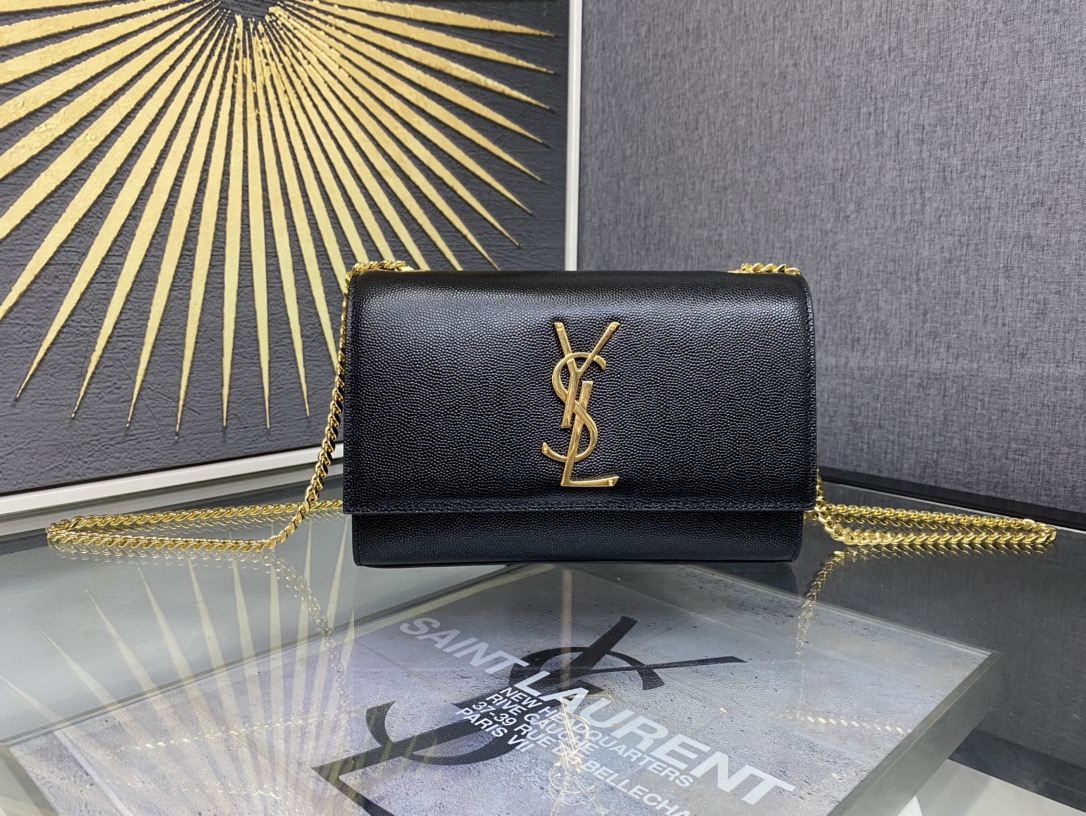 Saint Laurent Kate 20 Chain Bag 생로랑 케이트 20 체인백 메탈릭 가죽 1
