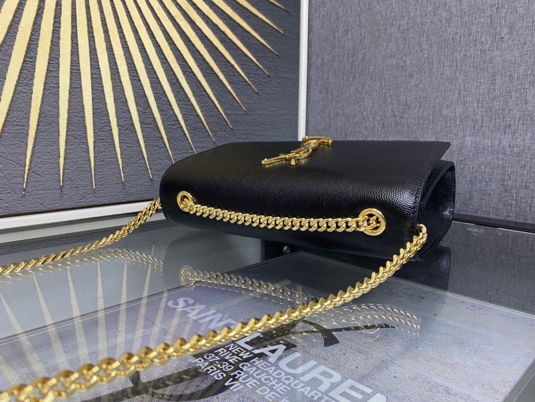 Saint Laurent Kate 20 Chain Bag 생로랑 케이트 20 체인백 메탈릭 가죽 4
