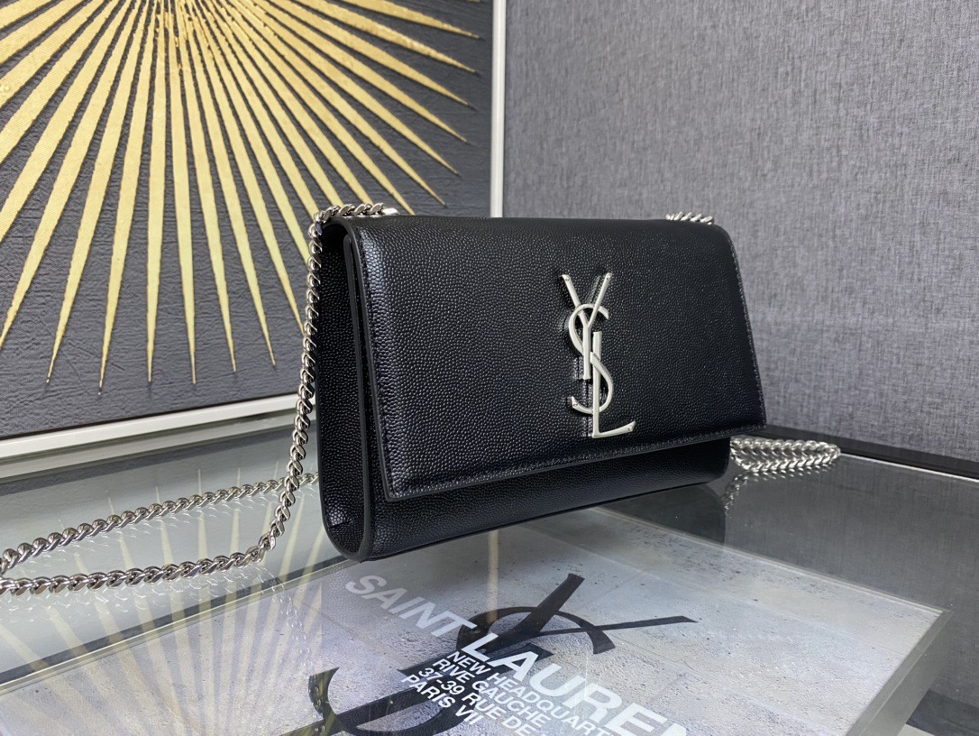 Saint Laurent Kate 20 Chain Bag 생로랑 케이트 20 체인백 메탈릭 가죽 2
