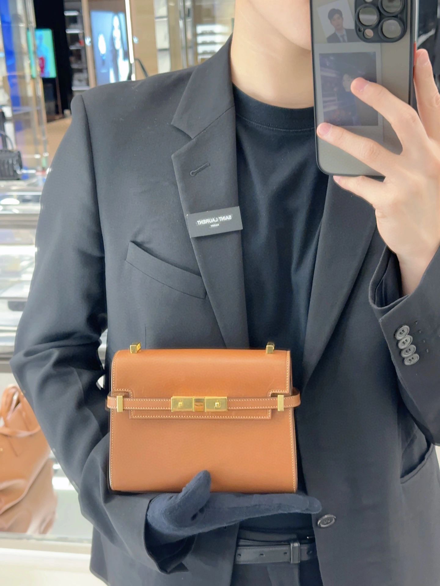 Saint Laurent Manhattan 생로랑 맨해튼 미니 숄더 크로스 클래식 백 11