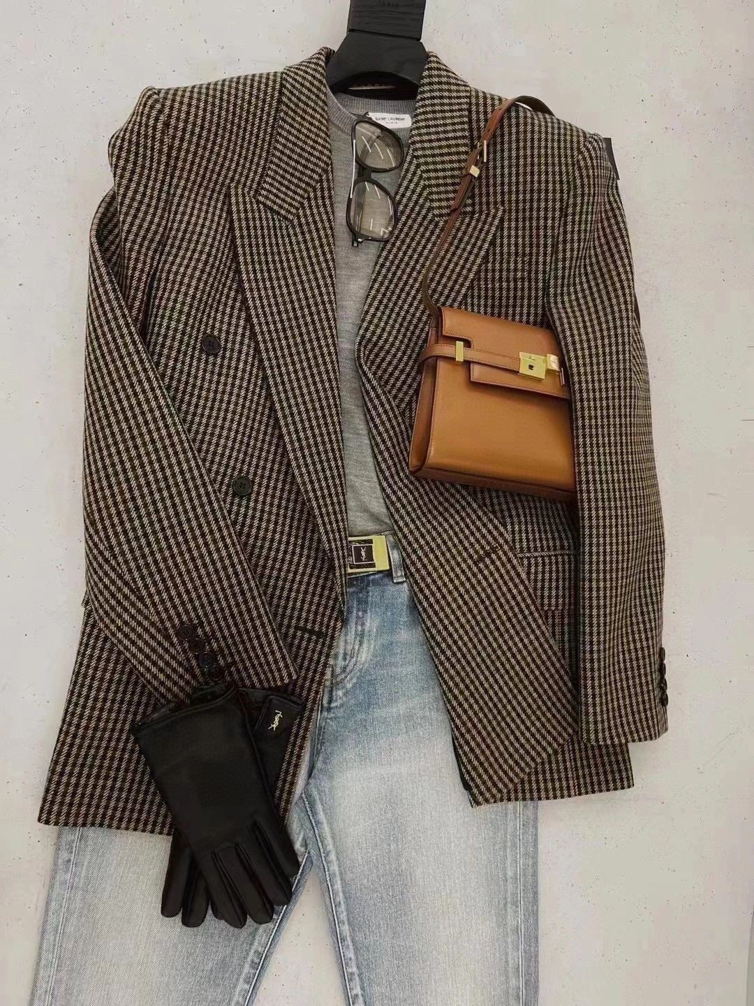 Saint Laurent Manhattan 생로랑 맨해튼 미니 숄더 크로스 클래식 백 16