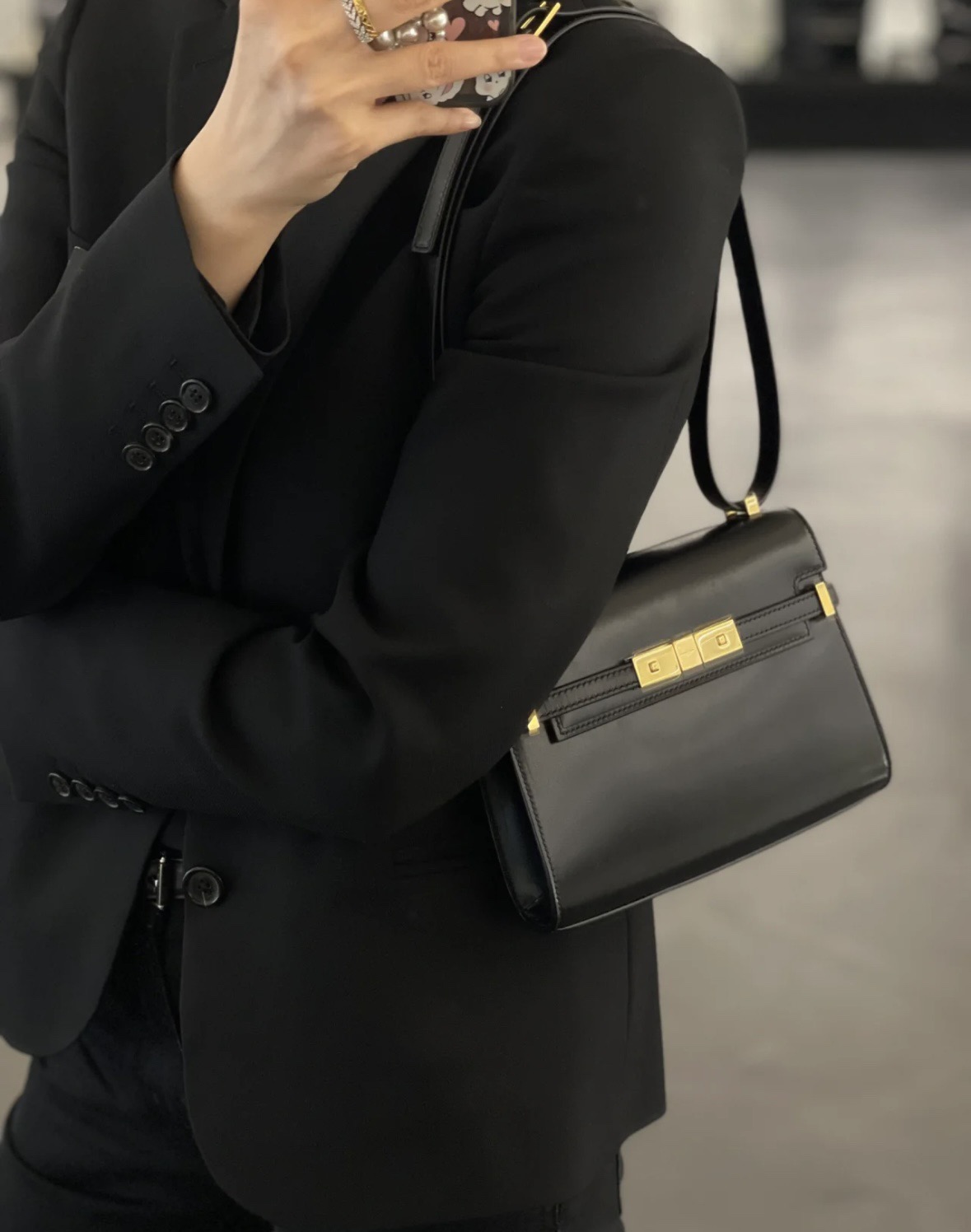 Saint Laurent Manhattan 생로랑 맨해튼 미니 숄더 크로스 클래식 백 3