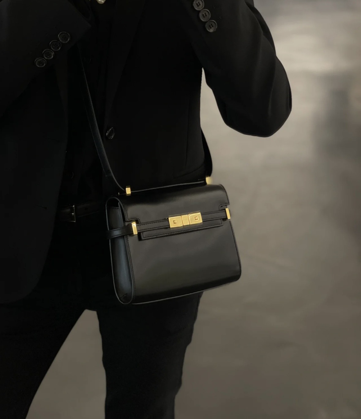 Saint Laurent Manhattan 생로랑 맨해튼 미니 숄더 크로스 클래식 백 5