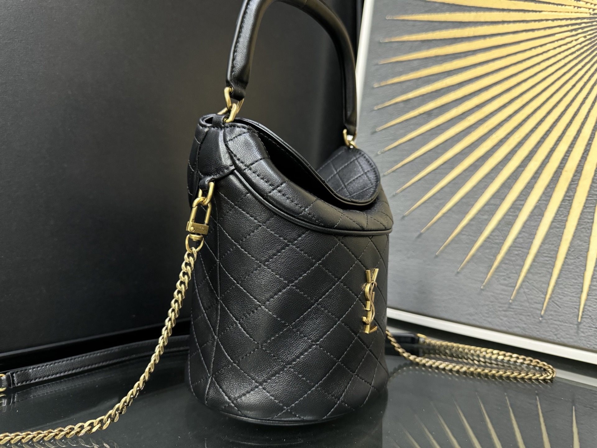 Saint Laurent Gaby Bucket 생로랑 가비 버킷 플랩 백 15