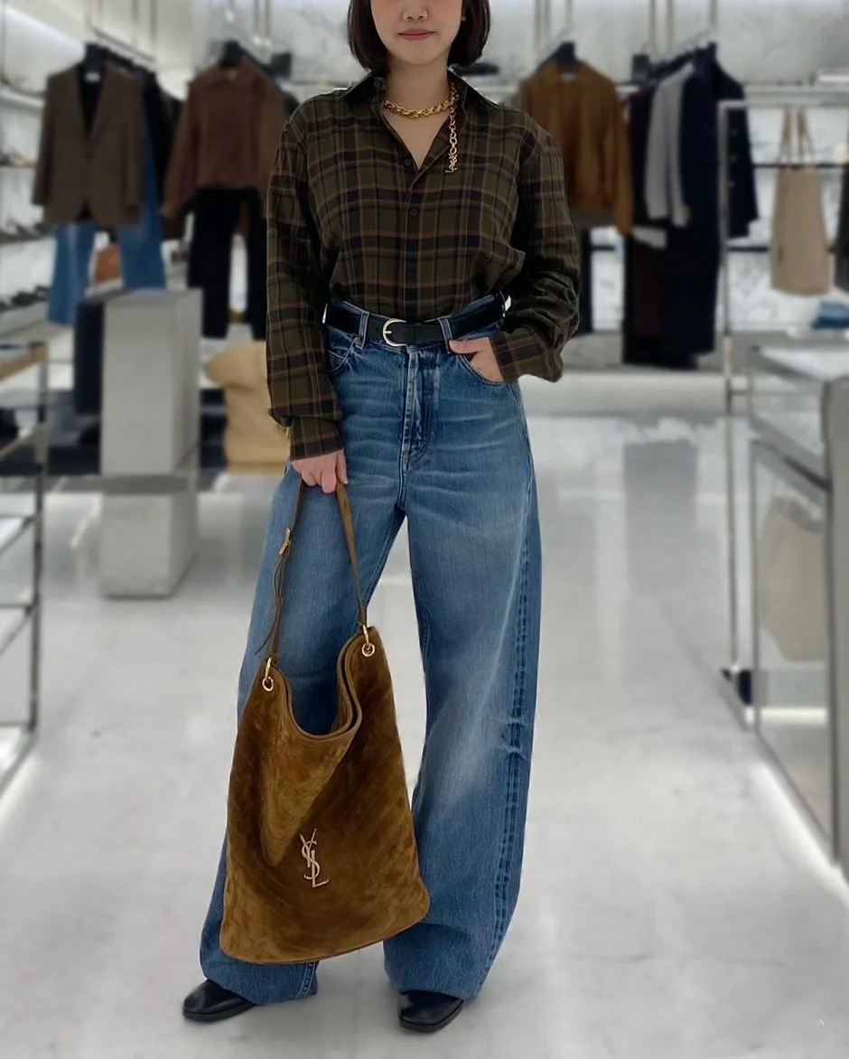 Saint Laurent Niki 생로랑 니키 스웨이드 버킷백 844346 38cm 6