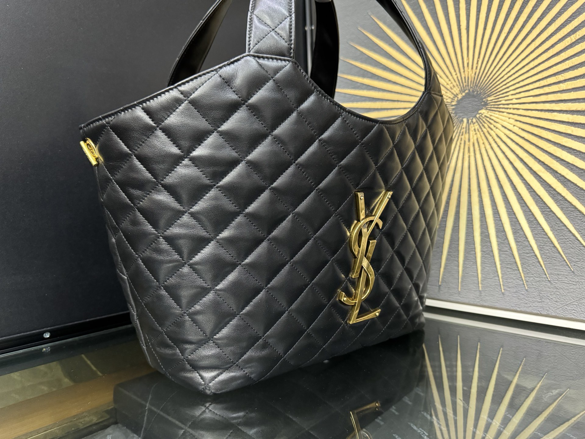 Saint Laurent ICare Small 생로랑 아이케어 스몰 쇼핑 토트백 858191 46cm 3