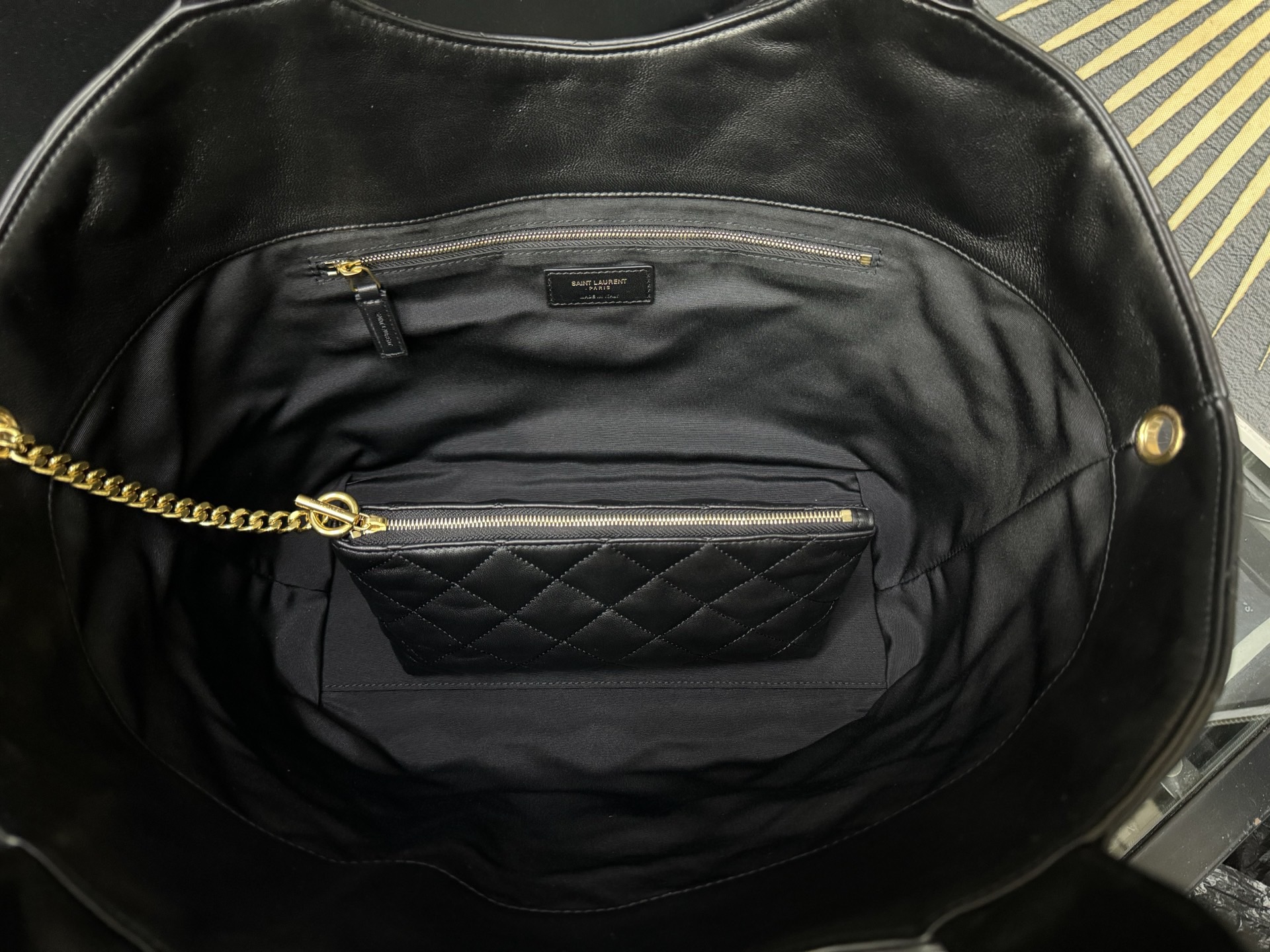Saint Laurent ICare Small 생로랑 아이케어 스몰 쇼핑 토트백 858191 46cm 6