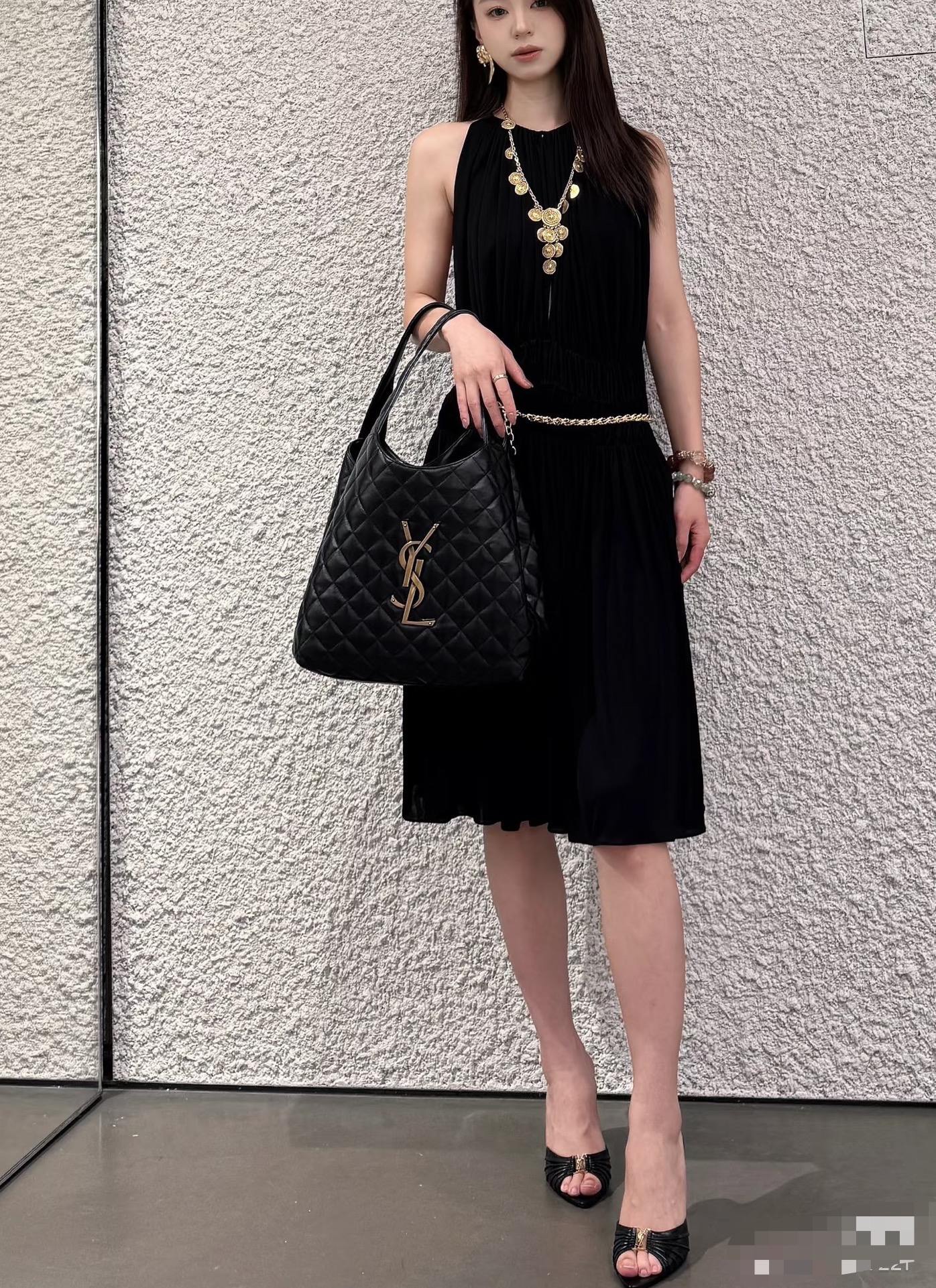 Saint Laurent ICare Maxi 생로랑 아이케어 맥시 쇼핑 토트백 698651 58cm 8