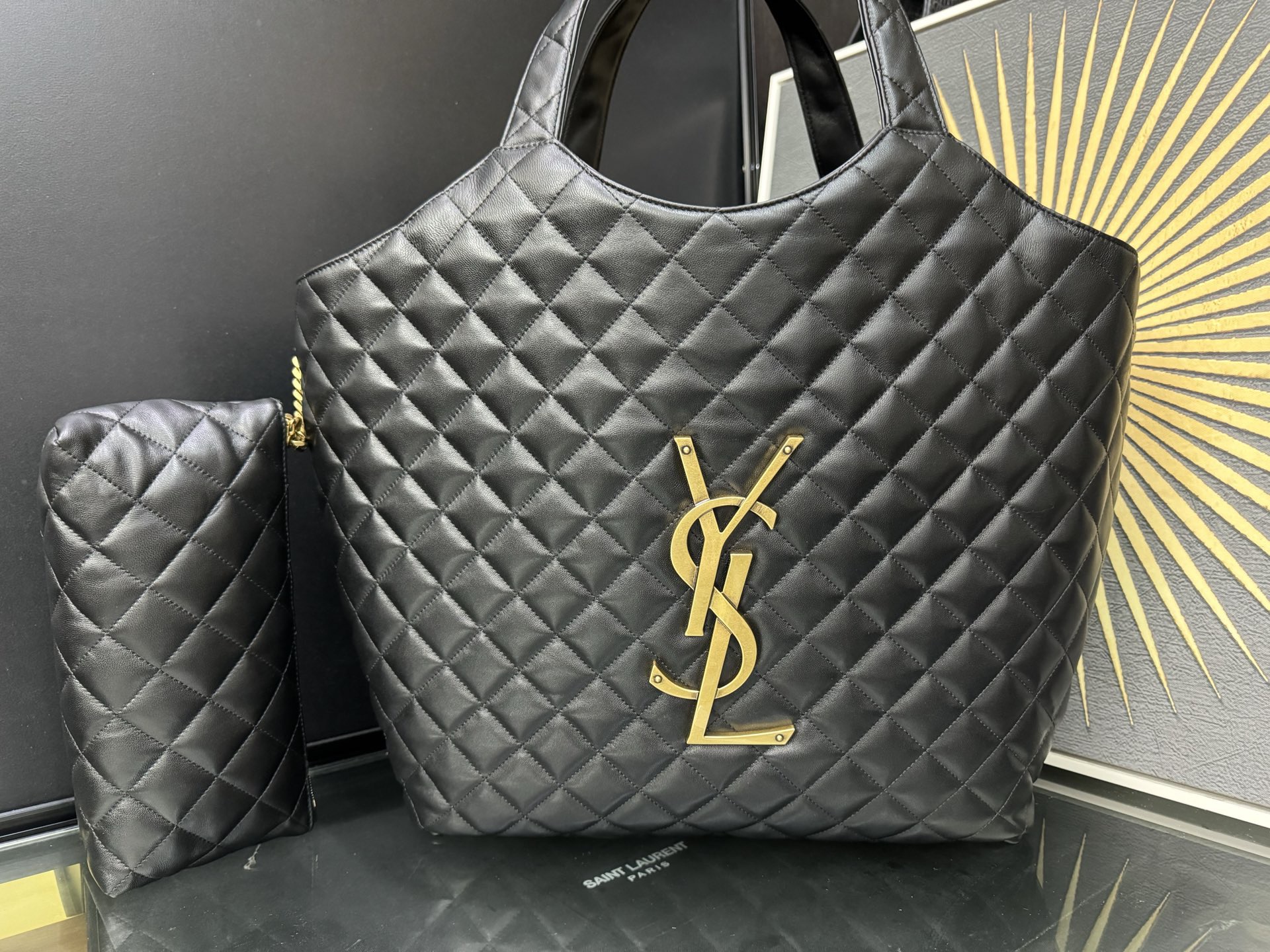 Saint Laurent ICare Maxi 생로랑 아이케어 맥시 쇼핑 토트백 698651 58cm 11