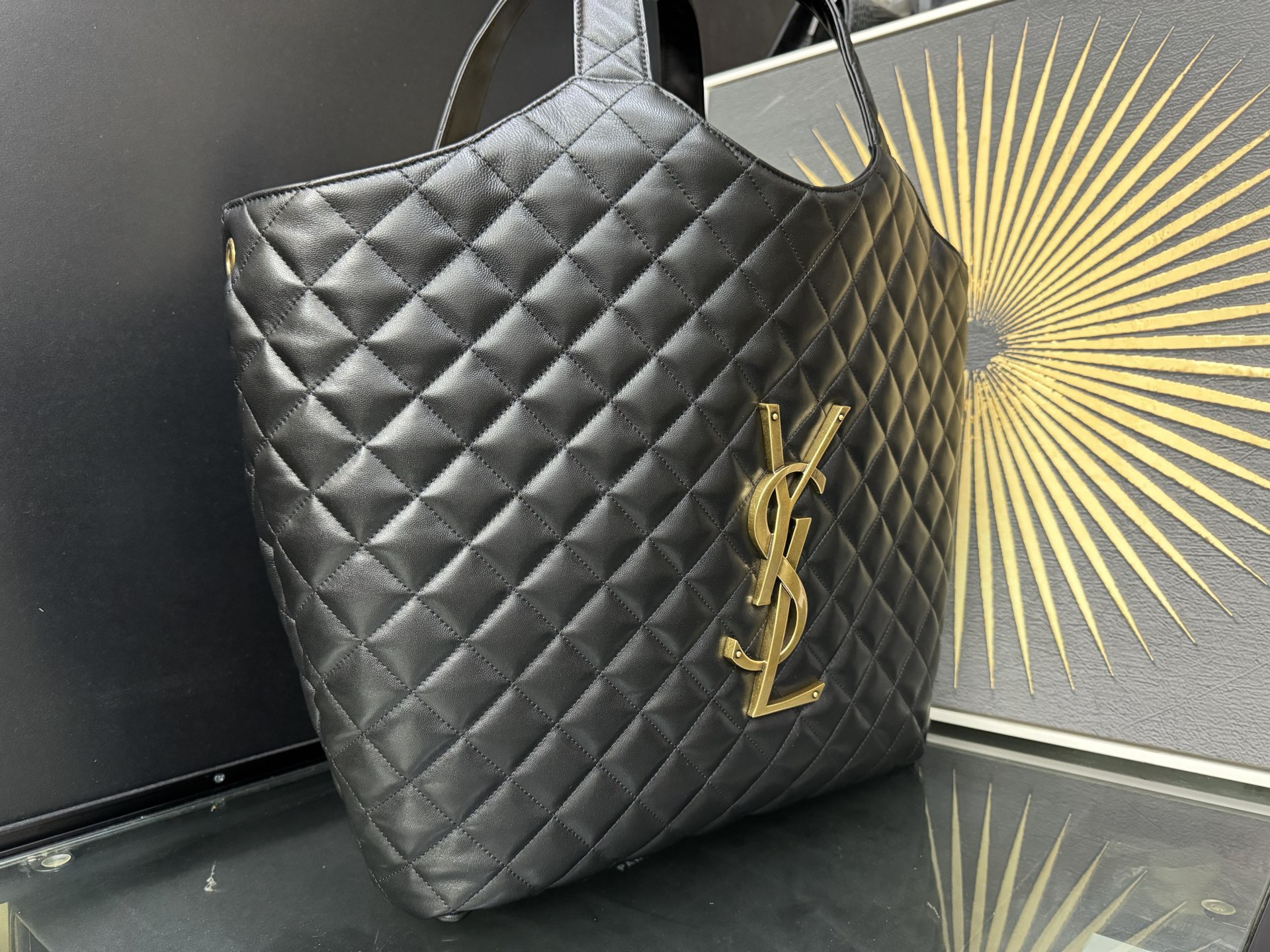 Saint Laurent ICare Maxi 생로랑 아이케어 맥시 쇼핑 토트백 698651 58cm 12