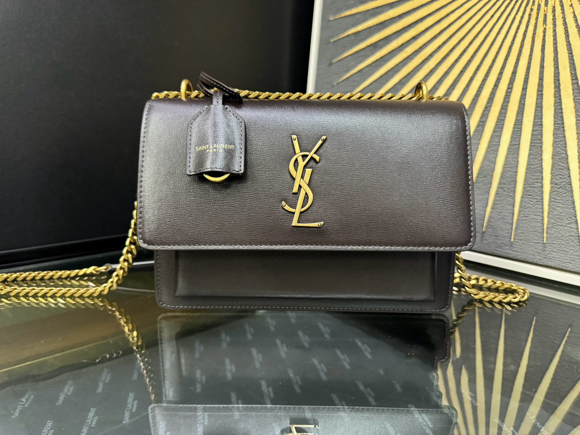 Saint Laurent Sunset Small 생로랑 선셋 스몰 체인백 442906 22cm 1