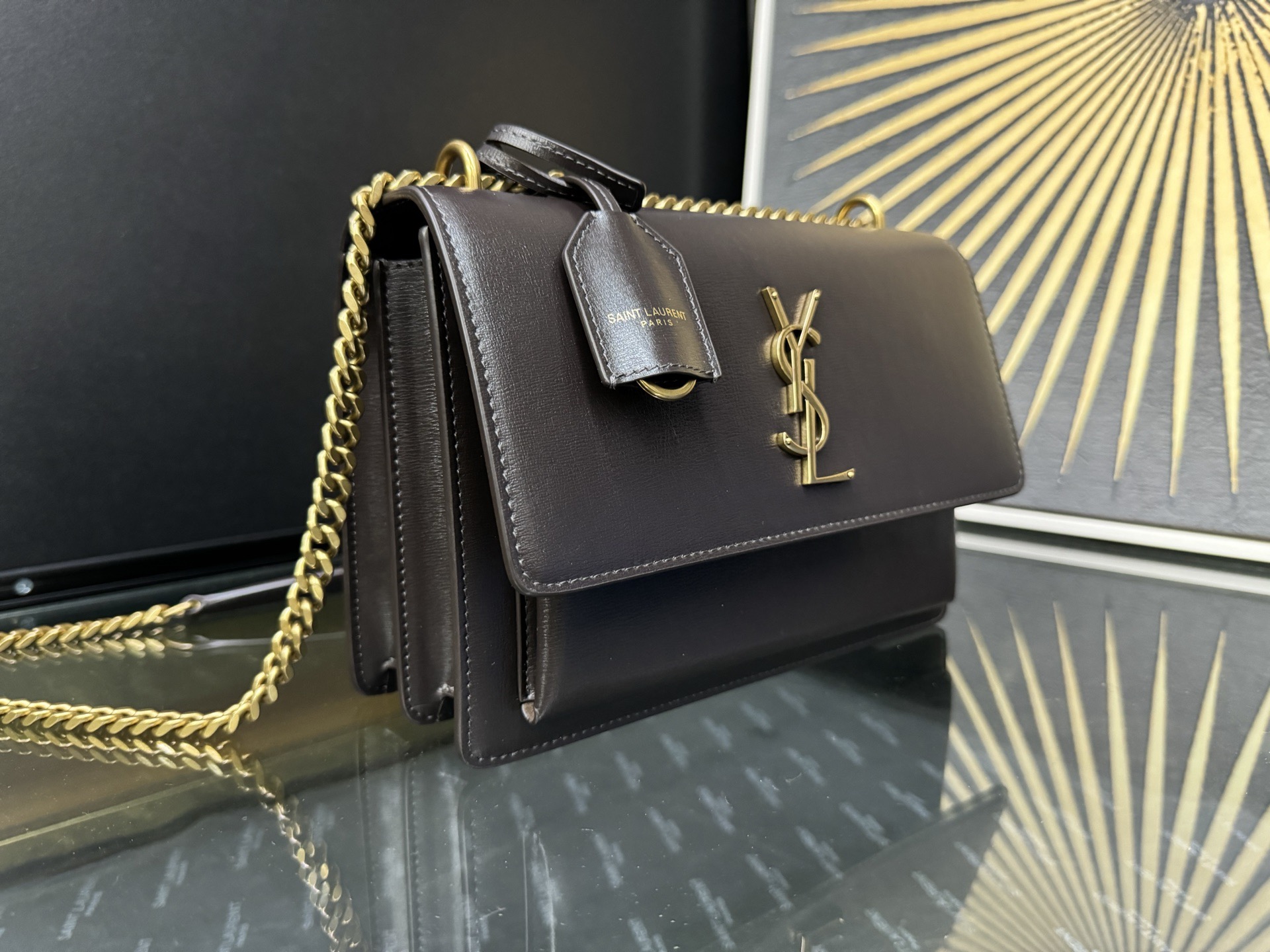 Saint Laurent Sunset Small 생로랑 선셋 스몰 체인백 442906 22cm 2