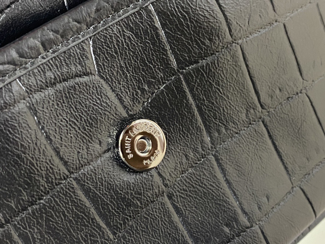 Saint Laurent Niki Medium 생로랑 니키 미디엄 크로커다일 엠보스드 백 10