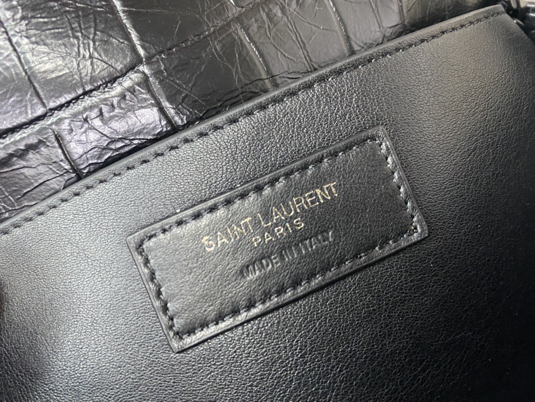 Saint Laurent Niki Medium 생로랑 니키 미디엄 크로커다일 엠보스드 백 12