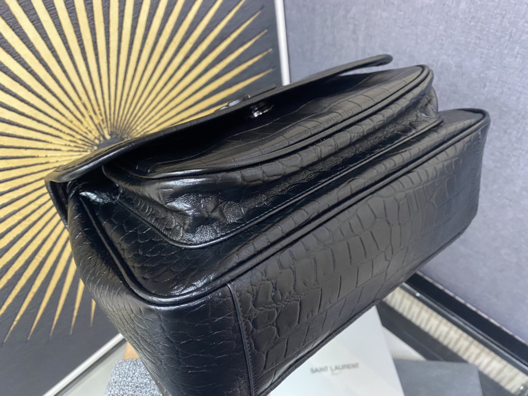 Saint Laurent Niki Large 생로랑 니키 라지 크로커다일 엠보스드 백 498894 28cm 4