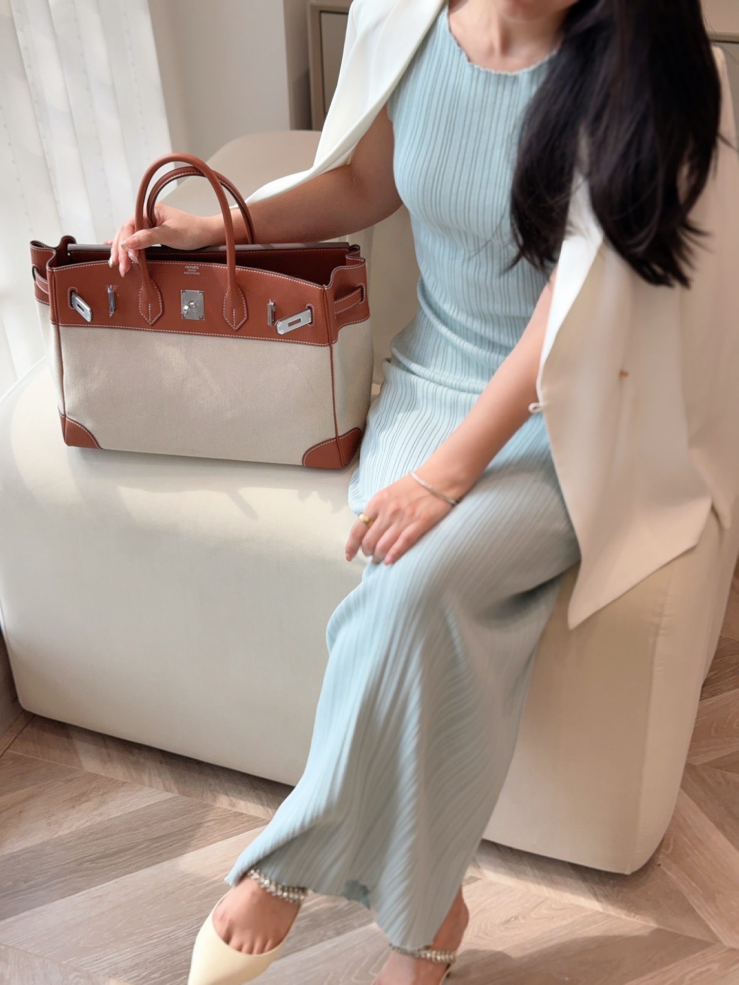 Hermès Birkin 35 에르메스 버킨 35 토일 캔버스 & 스위프트 가죽 5