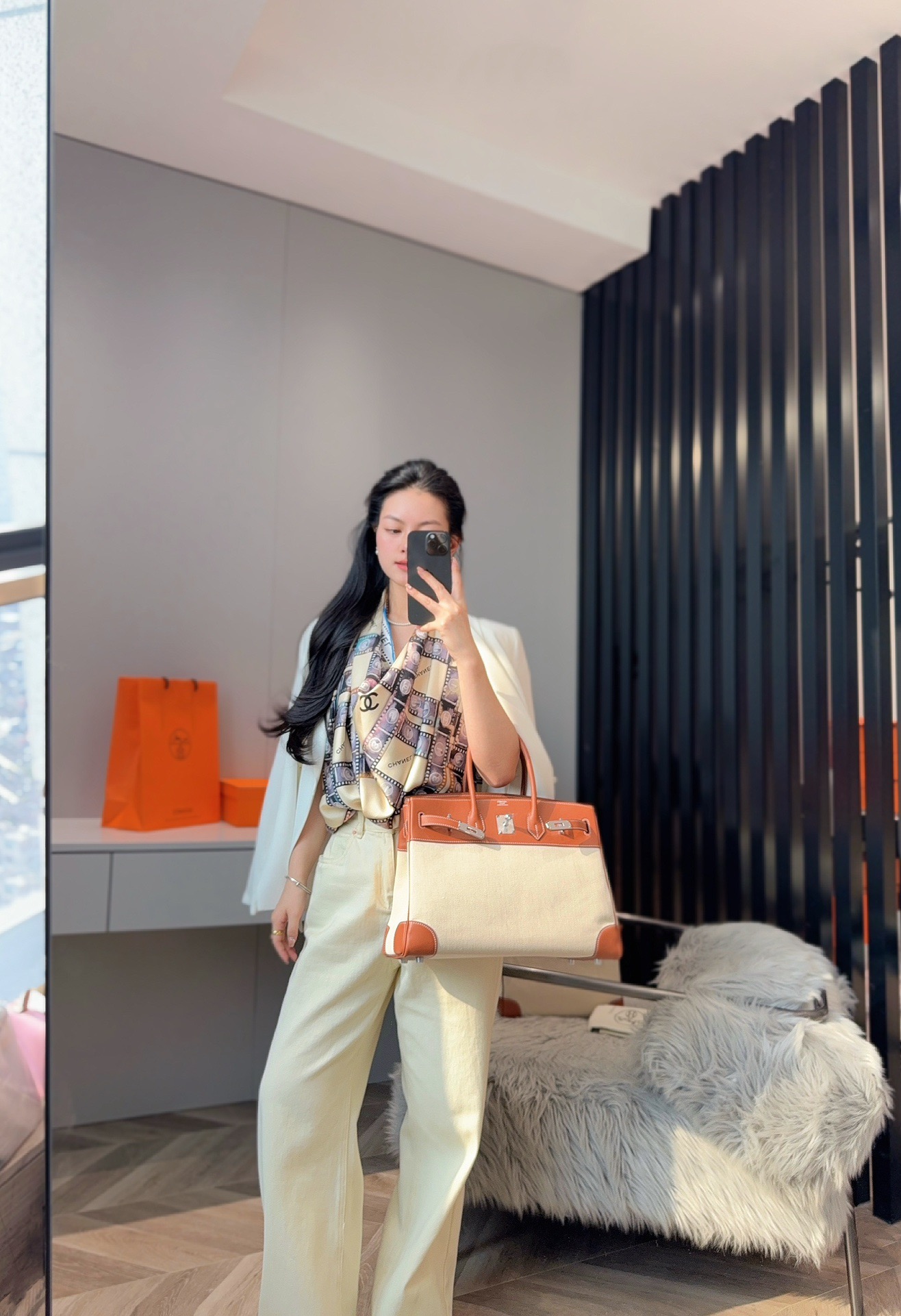 Hermès Birkin 35 에르메스 버킨 35 토일 캔버스 & 스위프트 가죽 6