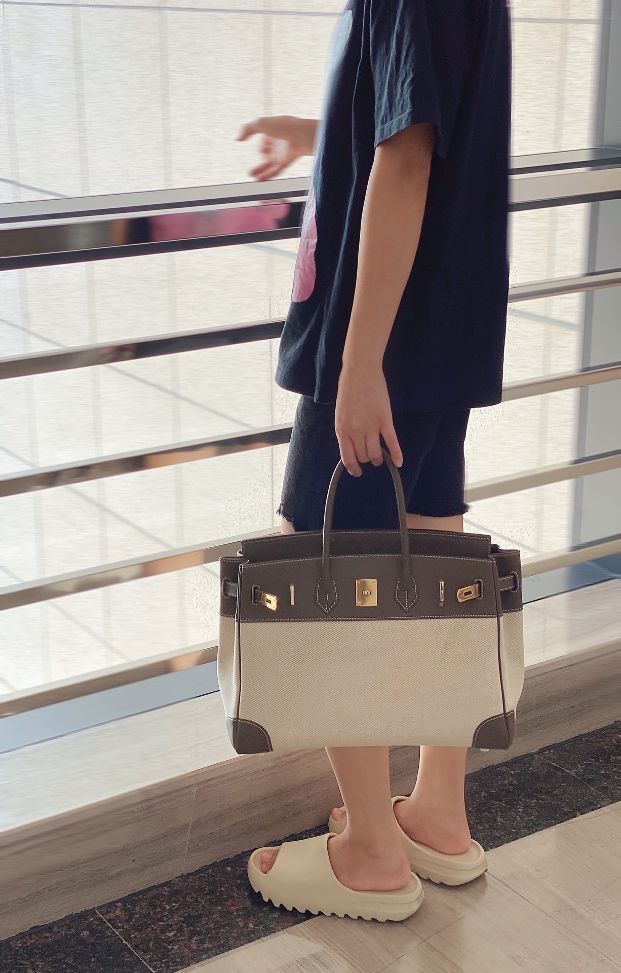 Hermès Birkin 35 에르메스 버킨 35 토일 캔버스 & 스위프트 가죽 2