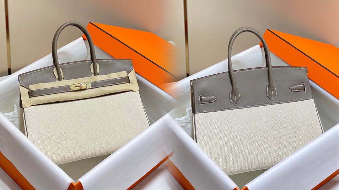 Hermès Birkin 35 에르메스 버킨 35 토일 캔버스 & 스위프트 가죽 8