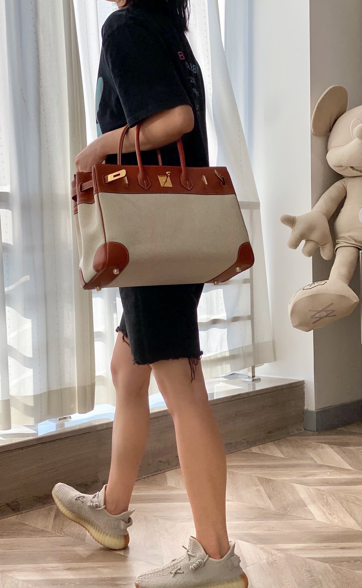 Hermès Birkin 35 에르메스 버킨 35 토일 캔버스 & 스위프트 가죽 4