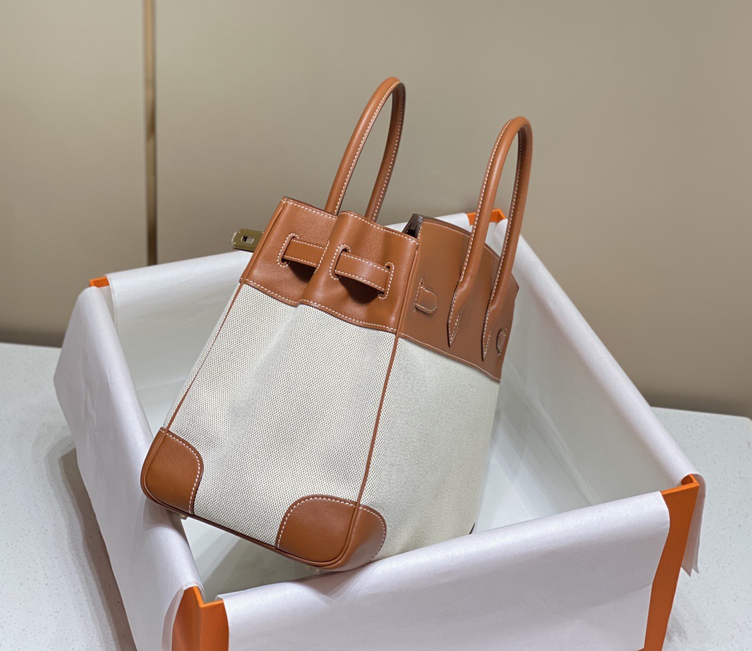 Hermès Birkin 35 에르메스 버킨 35 토일 캔버스 & 스위프트 가죽 12