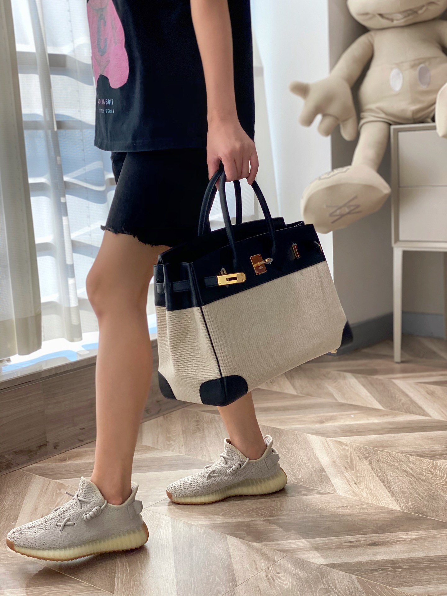 Hermès Birkin 35 에르메스 버킨 35 토일 캔버스 & 스위프트 가죽 2