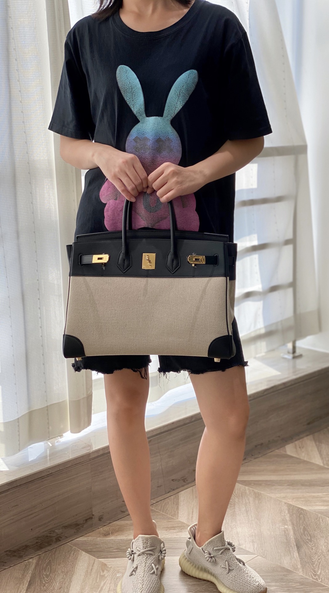 Hermès Birkin 35 에르메스 버킨 35 토일 캔버스 & 스위프트 가죽 7