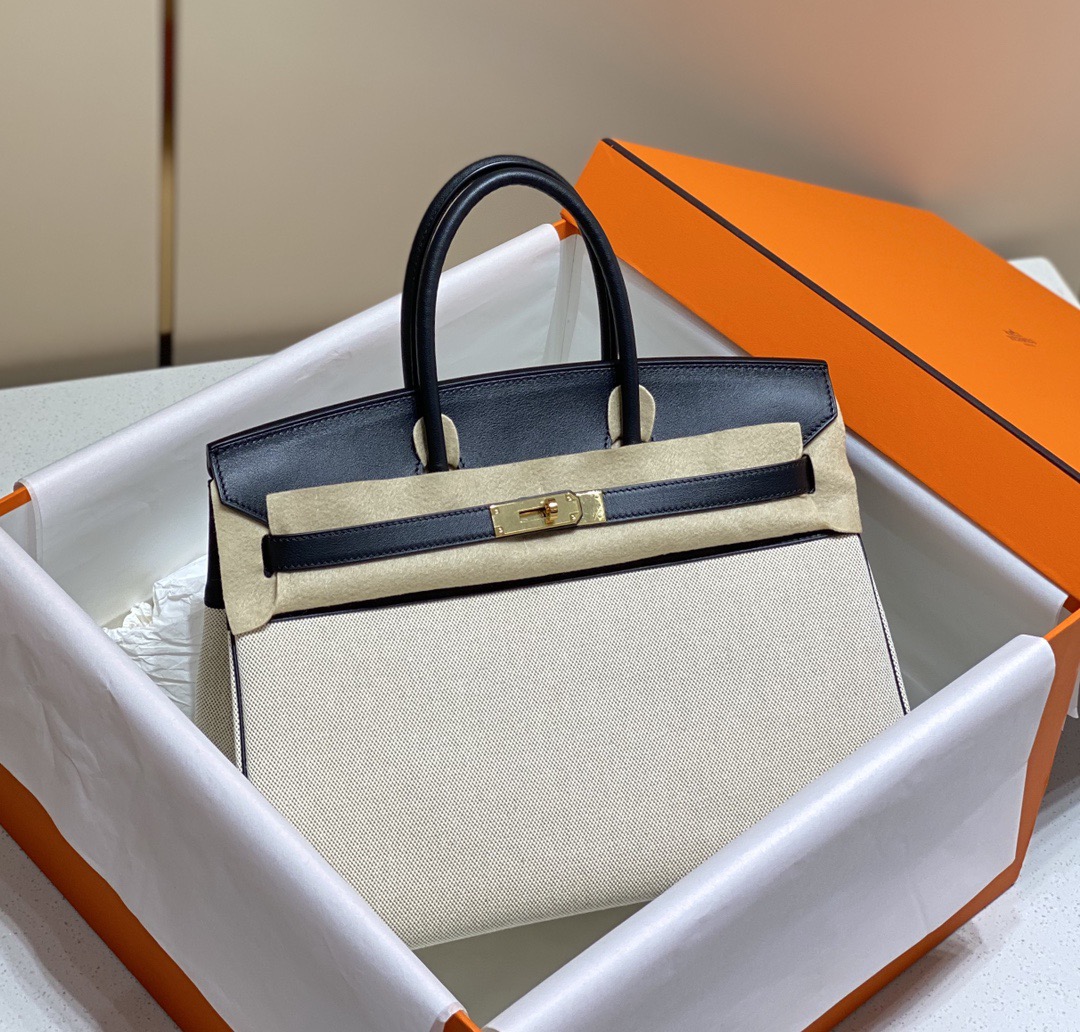 Hermès Birkin 35 에르메스 버킨 35 토일 캔버스 & 스위프트 가죽 10