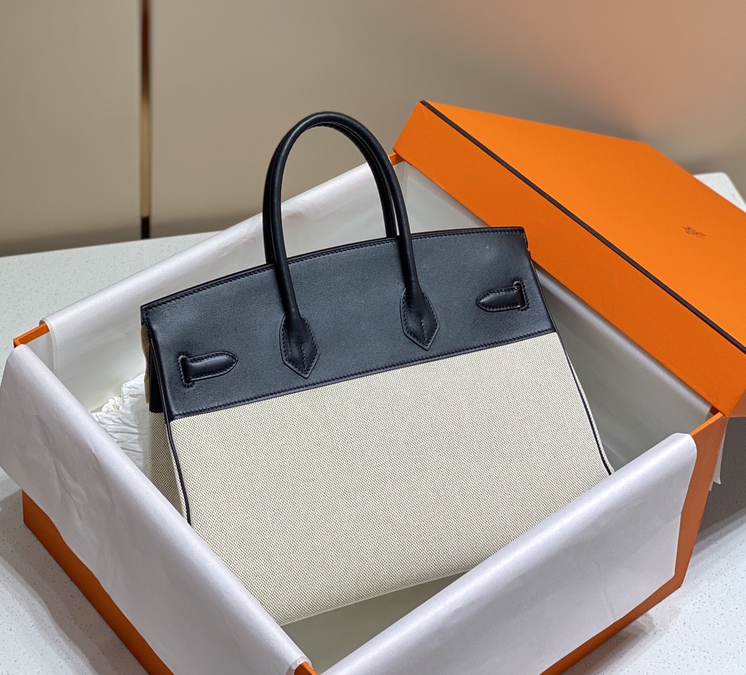 Hermès Birkin 35 에르메스 버킨 35 토일 캔버스 & 스위프트 가죽 11