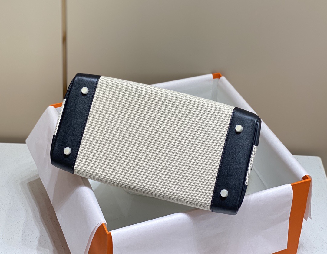 Hermès Birkin 35 에르메스 버킨 35 토일 캔버스 & 스위프트 가죽 13