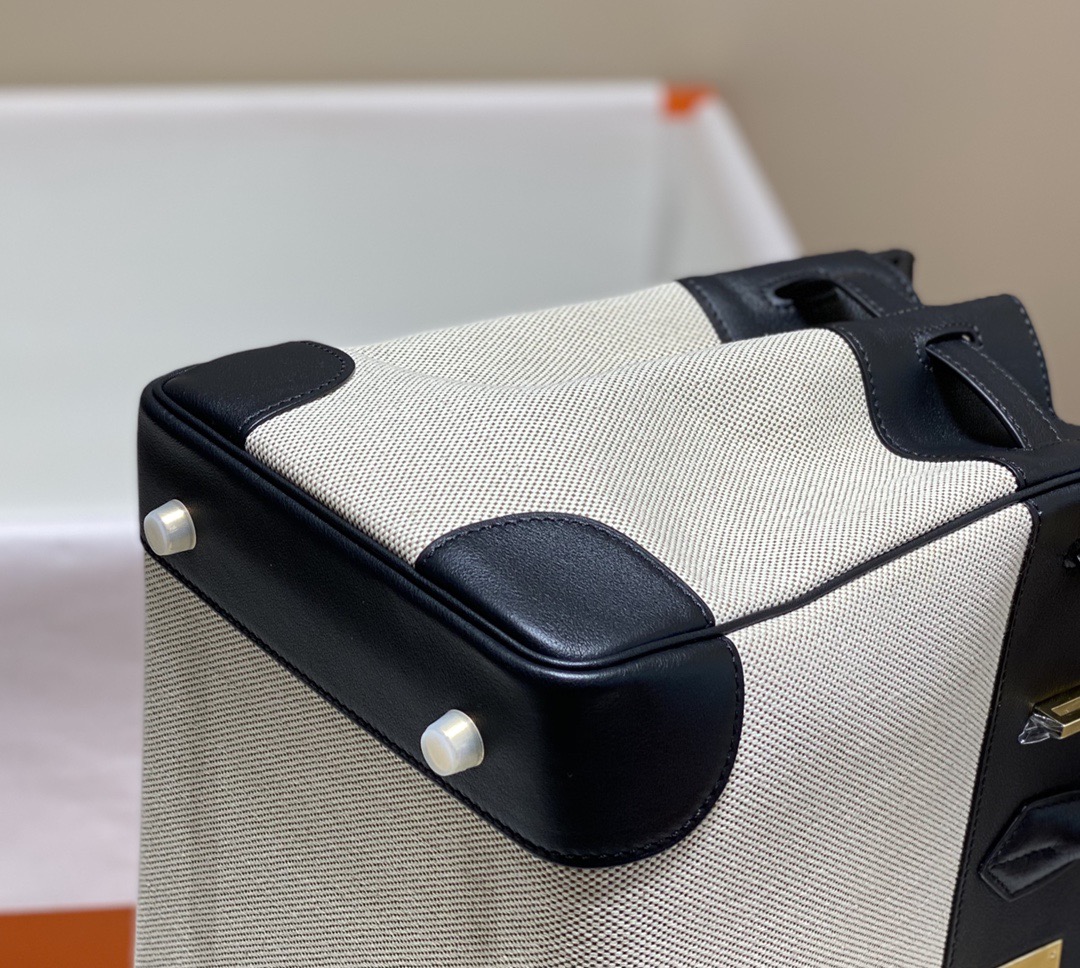 Hermès Birkin 35 에르메스 버킨 35 토일 캔버스 & 스위프트 가죽 16