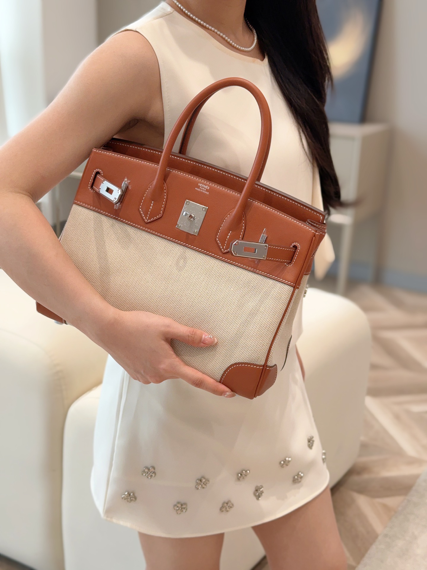 Hermès Birkin 30 에르메스 버킨 30 토일 캔버스 & 스위프트 가죽 6