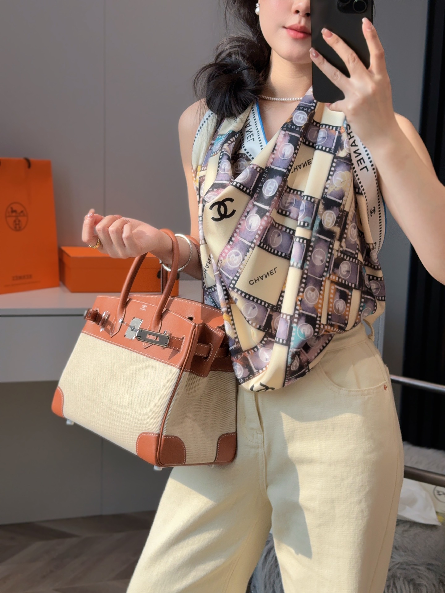 Hermès Birkin 30 에르메스 버킨 30 토일 캔버스 & 스위프트 가죽 8