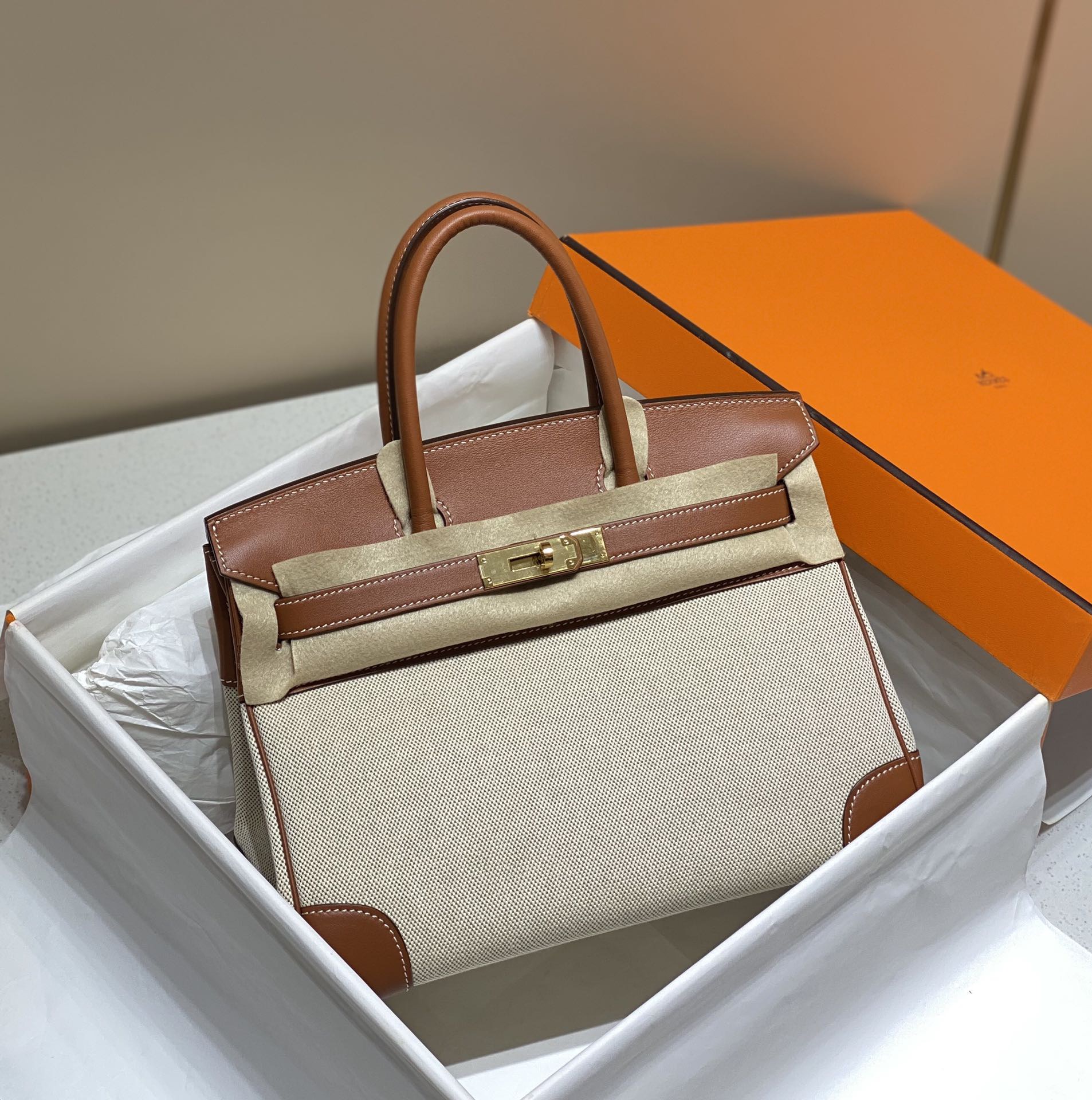 Hermès Birkin 30 에르메스 버킨 30 토일 캔버스 & 스위프트 가죽 11