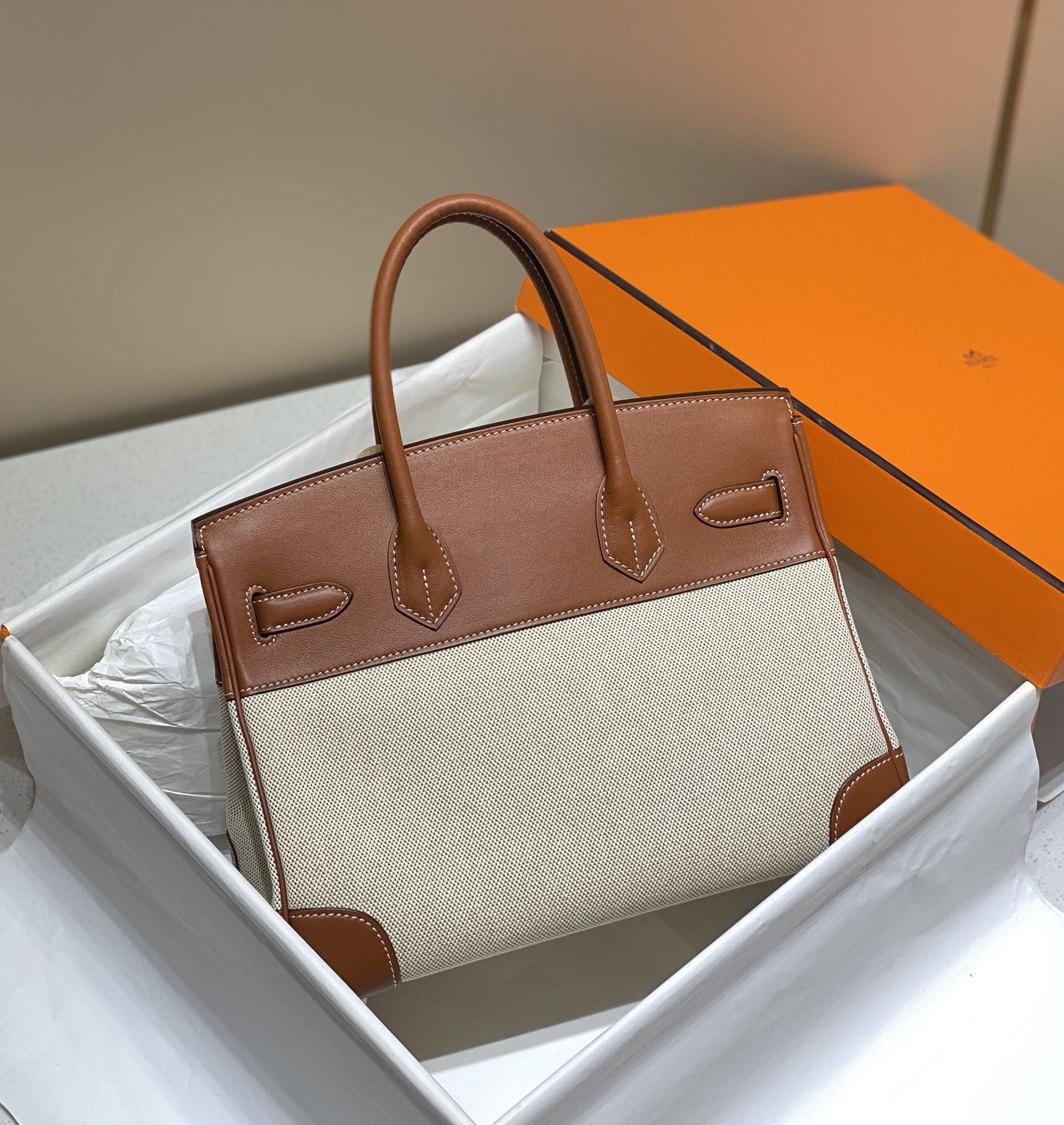 Hermès Birkin 30 에르메스 버킨 30 토일 캔버스 & 스위프트 가죽 12