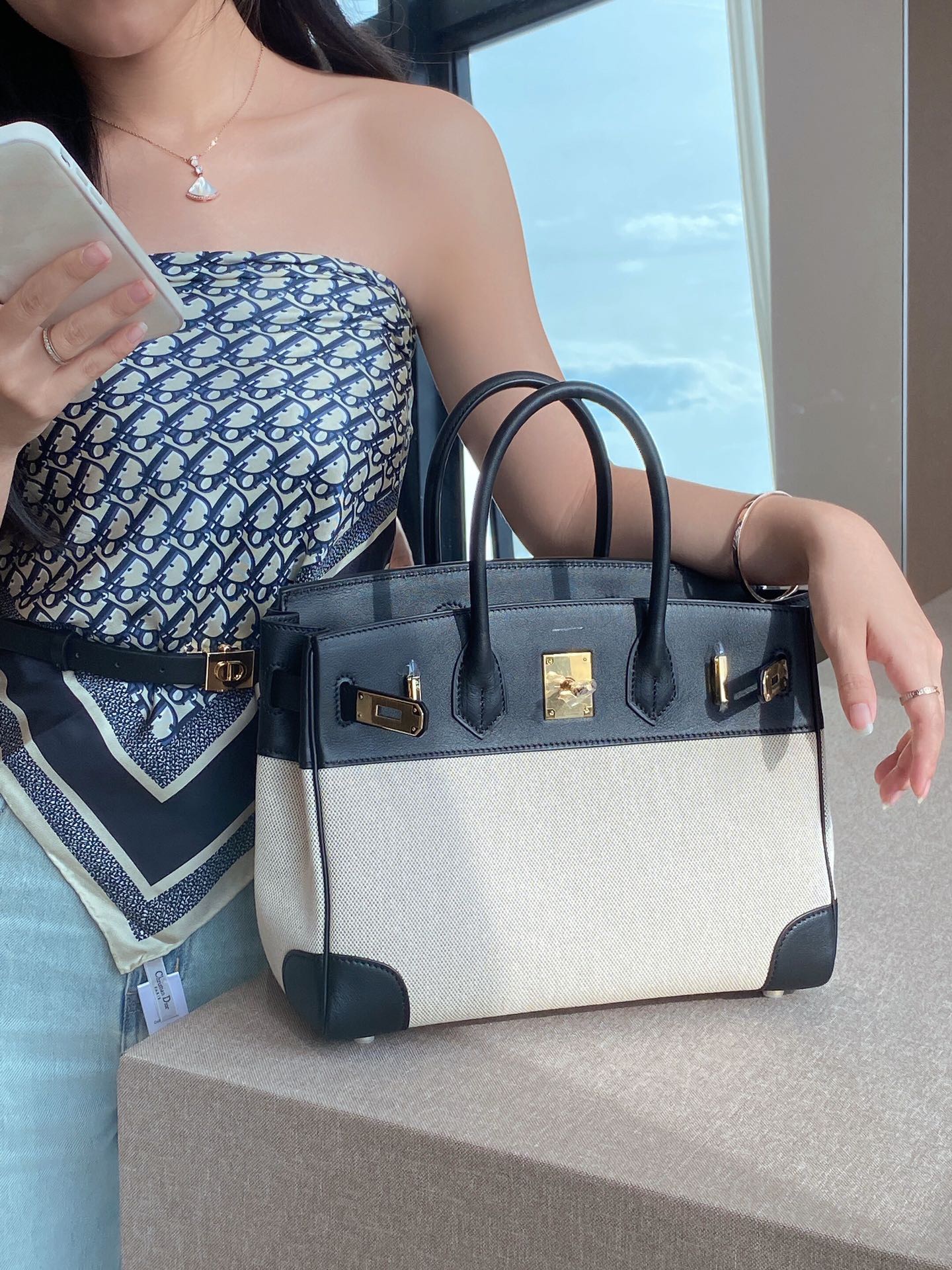 Hermès Birkin 30 에르메스 버킨 30 토일 캔버스 & 스위프트 가죽 2