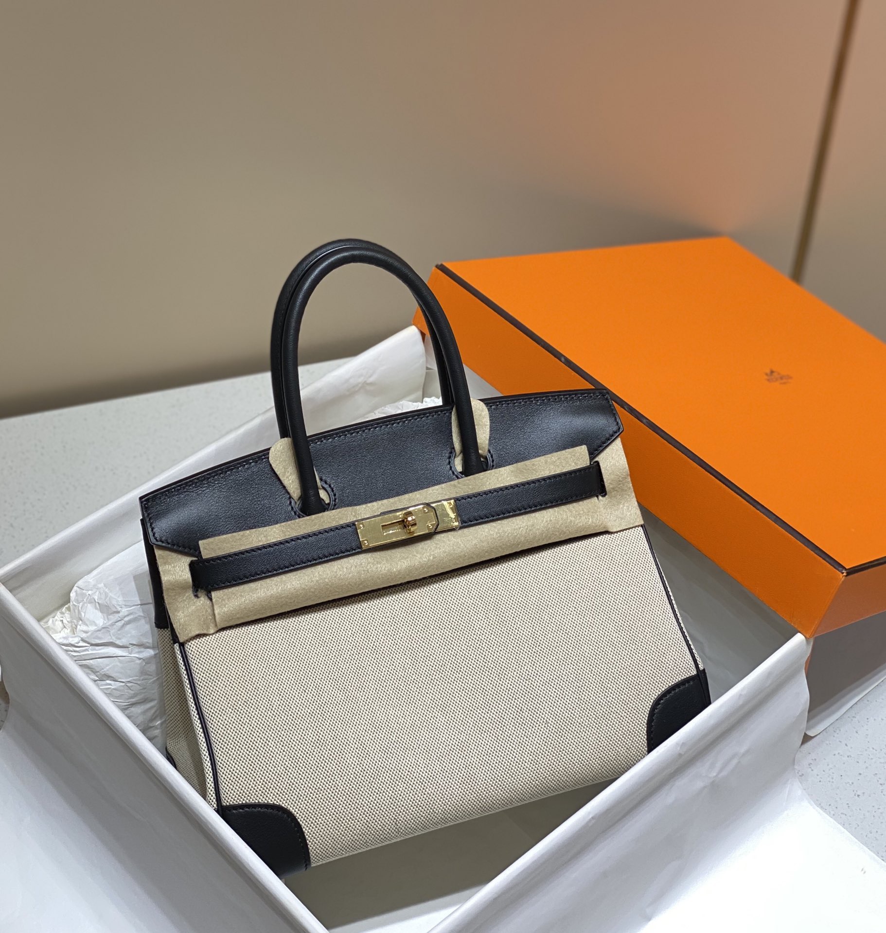 Hermès Birkin 30 에르메스 버킨 30 토일 캔버스 & 스위프트 가죽 11