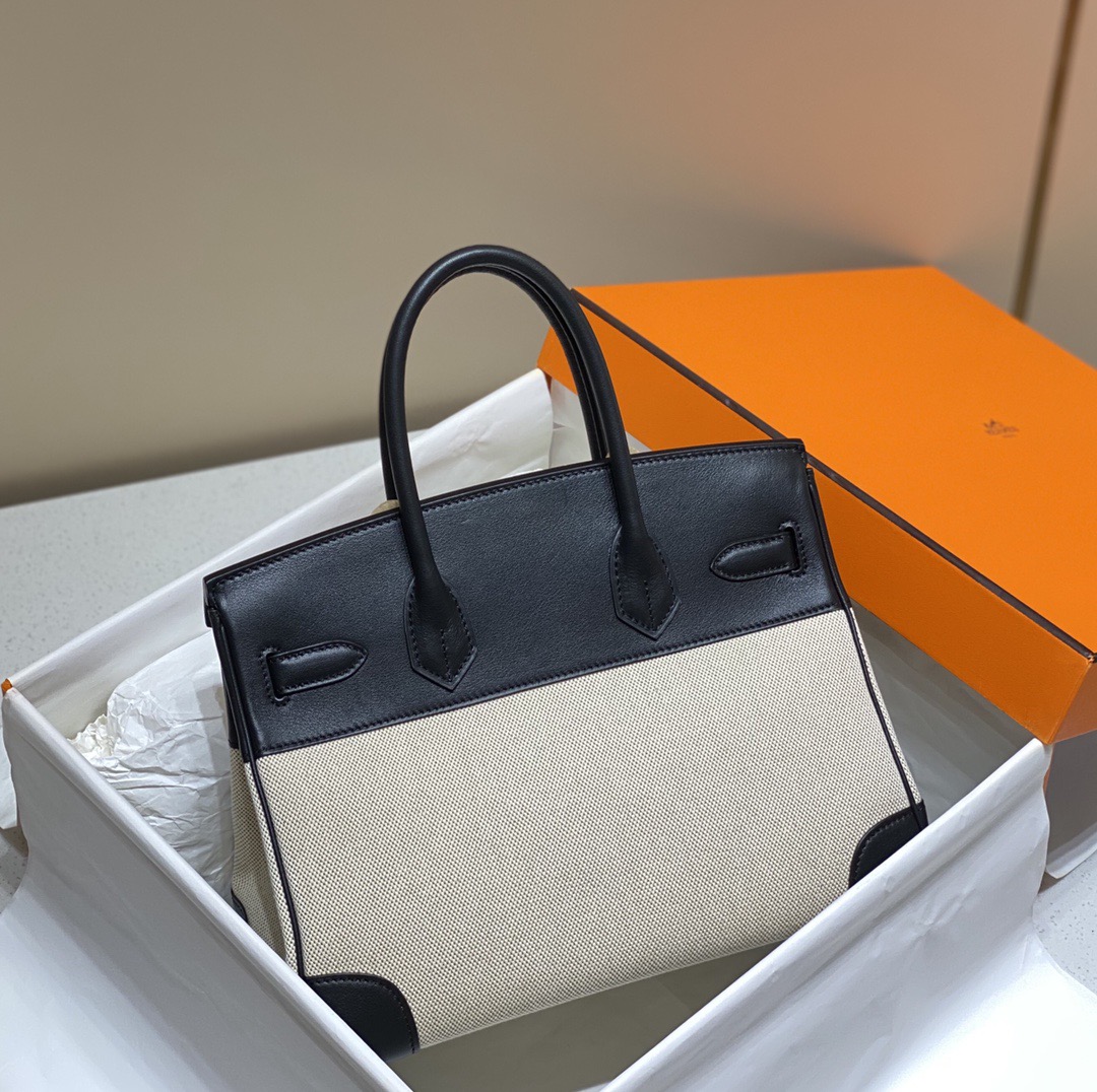 Hermès Birkin 30 에르메스 버킨 30 토일 캔버스 & 스위프트 가죽 12