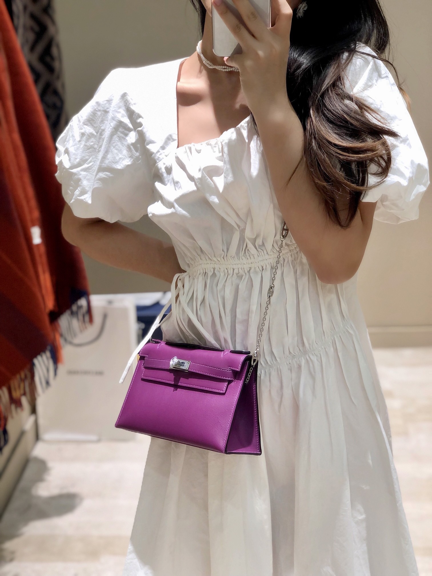 Hermès Kelly  에르메스 켈리 포쉐트 스위프트 가죽 22cm 5