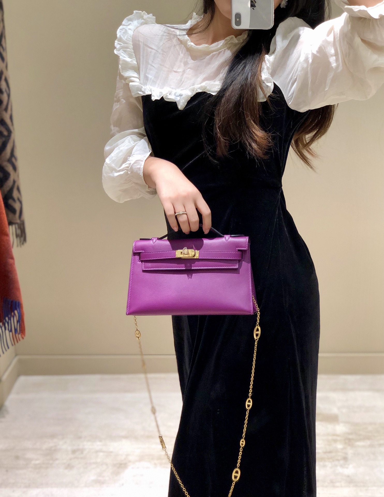 Hermès Kelly  에르메스 켈리 포쉐트 스위프트 가죽 22cm 10