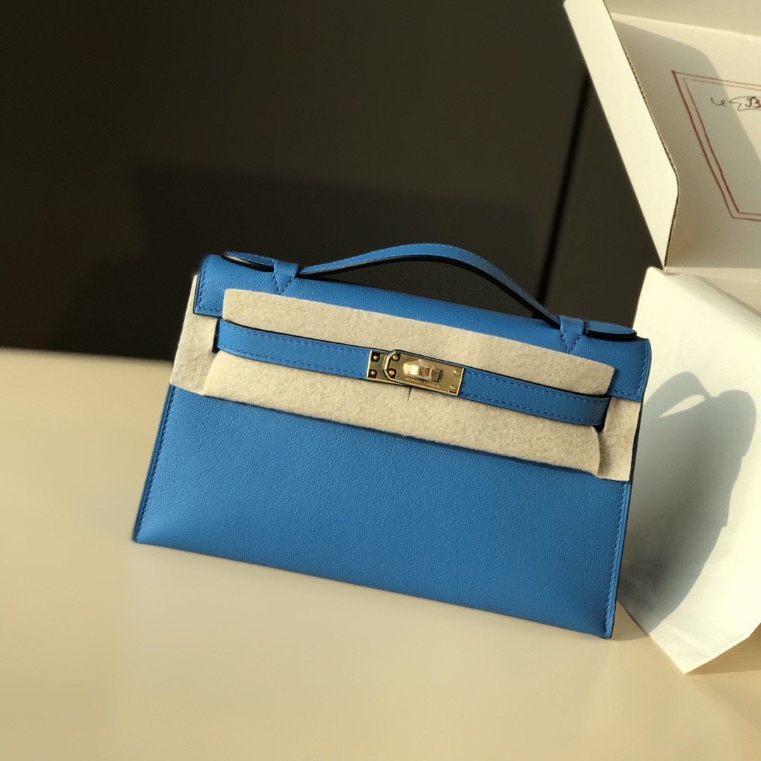 Hermès Kelly 에르메스 켈리 포쉐트 스위프트 가죽 22cm 6