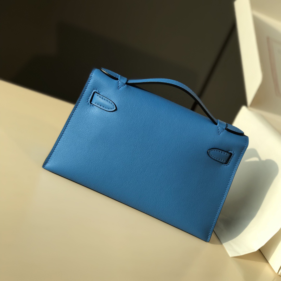 Hermès Kelly 에르메스 켈리 포쉐트 스위프트 가죽 22cm 7